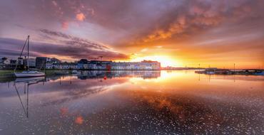 The Galmont Hotel & Spa |  | GALWAYCATION | Sunrise over The Claddagh