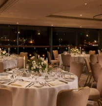 Burren Suite Private Dining Round Tables