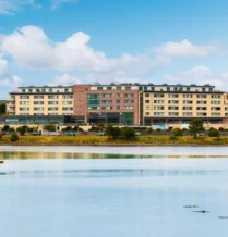 The Galmont Hotel & Spa exterior overlooking Lough Atalia
