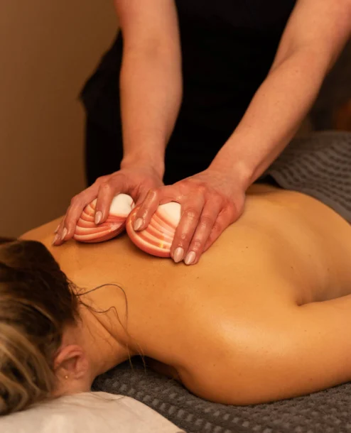 Relaxing spa massage at The Galmont Hotel.
