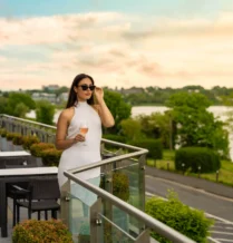 Scenic views of Lough Atalia from The Terrace at The Galmont Hotel & Spa