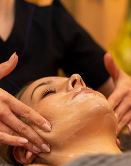 Relaxing spa facial treatment at The Galmont Hotel & Spa.