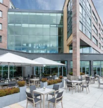 Terrace dining at The Galmont Hotel & Spa