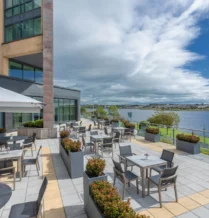Outdoor dining at The Terrace